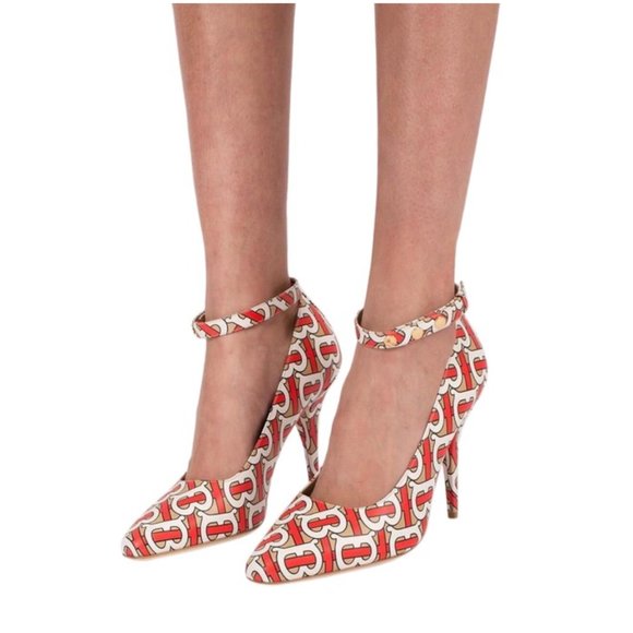 NWT: BURBERRY | Classic TB Monogram Pumps - Picture 2 of 9